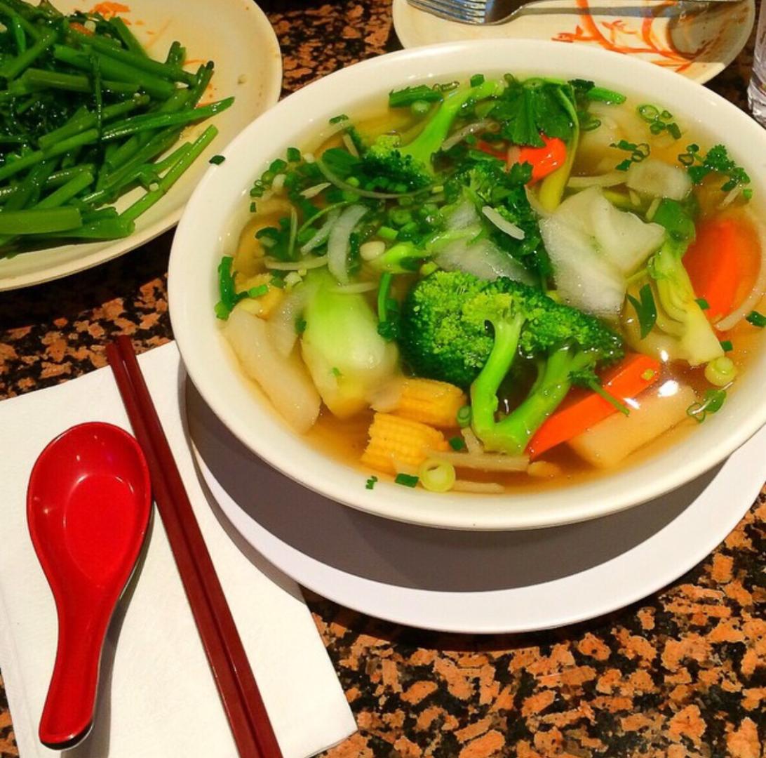 Vegan pho is available 24/7 at Pho Kim Long in Las Vegas' Chinatown. For more vegan dining options, visit www.vegansbaby.com