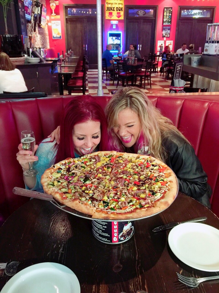 Vegan pizza and other Italian specialties abound at Slice of Vegas inside the Shoppes at Mandalay Bay. For more vegan dining options in Las Vegas, visit www.vegansbaby.com