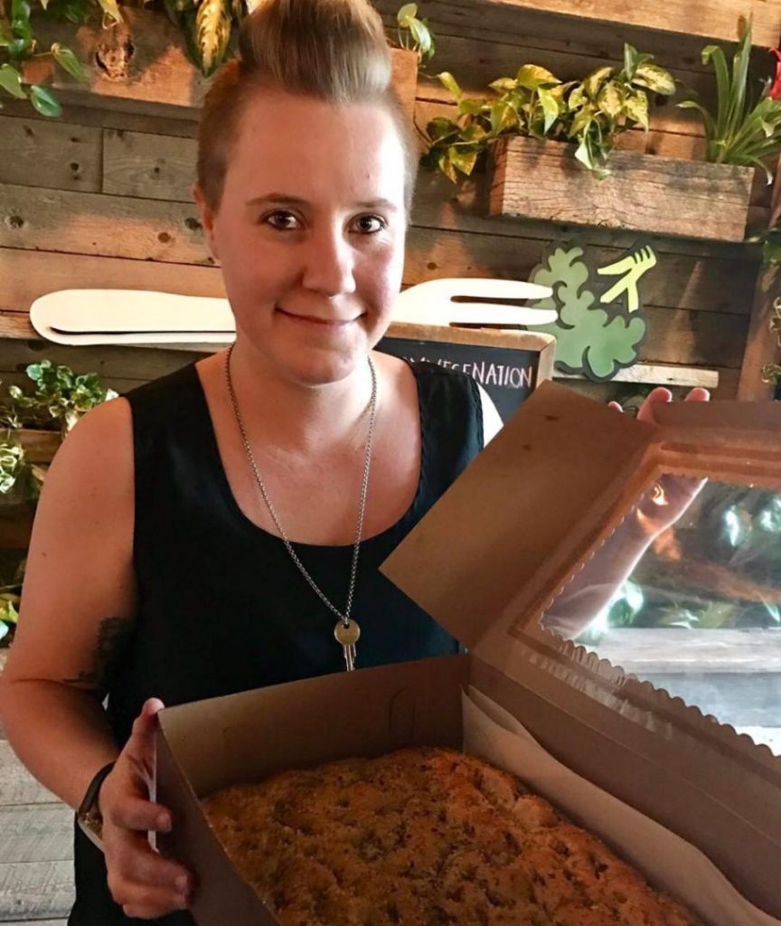 The new plant-based, organic and non-GMO bread business, Bread for the People, in Las Vegas. For more vegan news and vegan dining in Las Vegas, visit www.vegansbaby.com