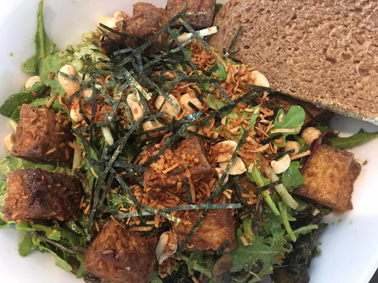 Craving a healthy lunch? We can't get enough of this build-your-own bowl spot, Purple Potato by Yonaka. With a massive selection of vegan items, this Las Vegas restaurant is impressive. For more vegan dining options in Las Vegas, visit www.vegansbaby.com